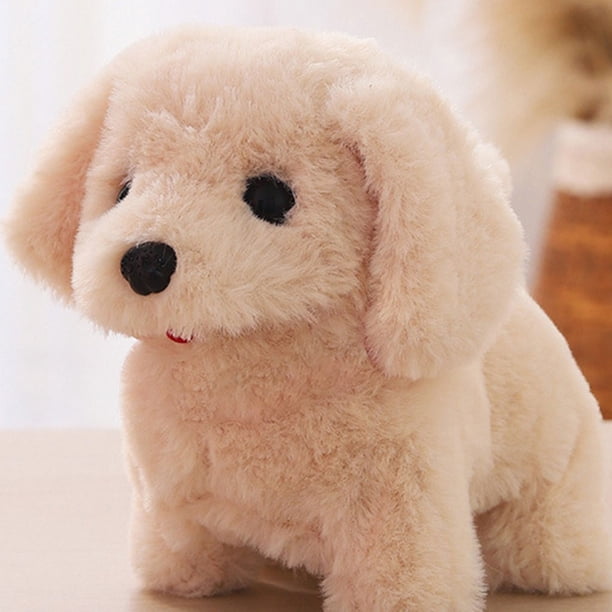 Peluche Golden Retriever De Living Nature – 20 Cm, Realista Y Suave, Con Etiqueta Educativa, Hecho Con Materiales Reciclados