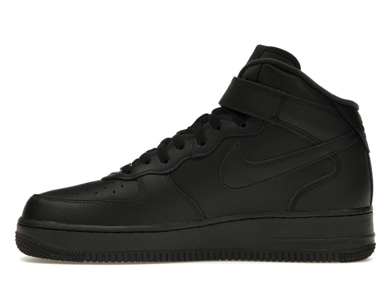 Nike Men's Air Force 1 Mid Supreme Black Basketball Shoes, from StockX