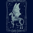 thumbnail image 2 of Boy's Harry Potter Thestral Tarot Card  Graphic Tee Navy Blue X Large, 2 of 4