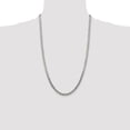 thumbnail image 2 of Auriga Fine Jewelry 925 Sterling Silver 4.5 mm Flat Curb Chain Necklace for Women 26", 2 of 6
