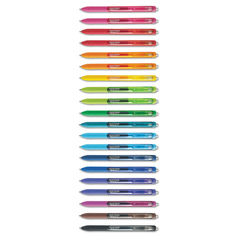 Paper Mate InkJoy Retractable Gel Pen, Medium 0.7mm, Assorted Ink/Barrel, 22/Set