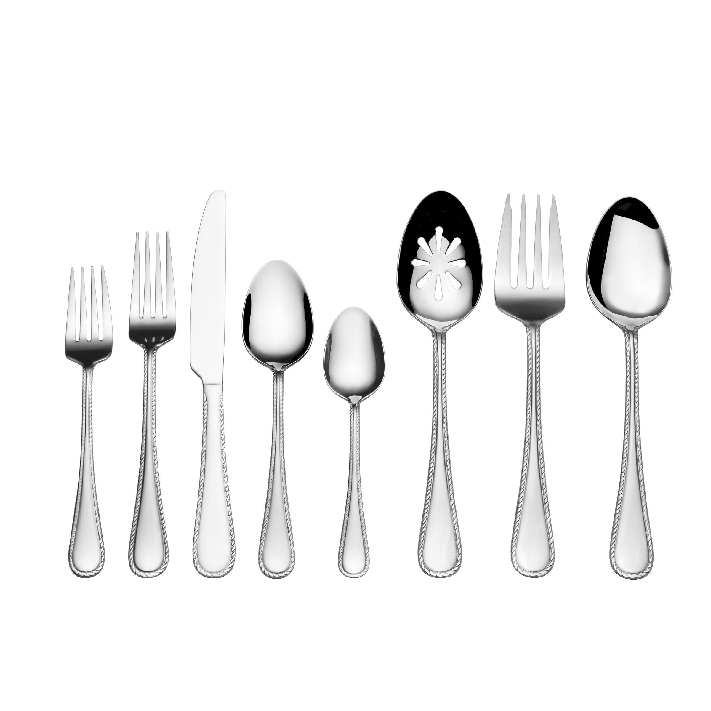 International Silver Adventure 51-Piece Stainless Steel Flatware Set for 8