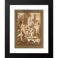 thumbnail image 2 of Giovanni Battista Tiepolo 19x24 Black Modern Framed Museum Art Print Titled - Beheading of Two Male Saints (1696-1770), 2 of 5