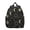 Black-55, variant on Geometric Dog Pattern Student Backpack – Adorable Puppy Paw Print with Bone and Tail Cartoon Design, Artistic Watercolor Style for School