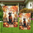 thumbnail image 4 of Happy Thanksgiving Doberman Pinscher Give Thanks Fall Beanie Scarf Welcome Garden Flag 12x18in Double Sided Doberman Dog Lover Gifts Outdoor Decor - 00020, 4 of 5