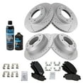 thumbnail image 2 of TRQ Brake Pad & Performance Rotor Kit Ceramic Front & Rear w/Chemicals BKA21900 Fits select: 2007-2012 KIA SEDONA, 2007-2008 HYUNDAI ENTOURAGE, 2 of 8