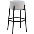 thumbnail image 1 of Meridian Furniture Avalon Cream Boucle Fabric Bar Stool, 1 of 4
