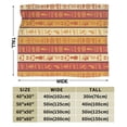 thumbnail image 3 of DouZhe Ultra-Soft Micro Fleece Lightweight Flannel Bed Blanket, Ancient Egypt Hieroglyphic Print Cozy Warm Throw Blankets, 60"x50", 3 of 7