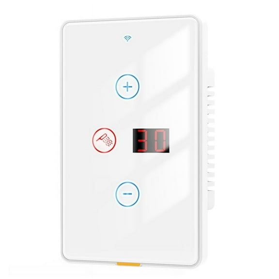Tuya Smart WiFi Water Heater Switch Touch Wall Panel 20A Timer Control Work Smart Home for   Home A