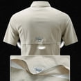 thumbnail image 5 of Men's Short Sleeve Tactical Button Down Shirt Quick-Dry Utility Pocket Work Shirt, 5 of 7