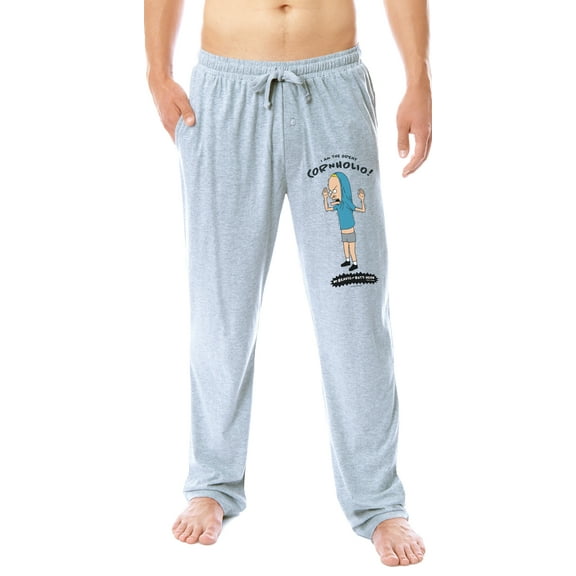 MTV Mens' Beavis and Butt-Head Cornholio Character Sleep Pajama Pants