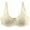 Beige, variant on frariair Wireless Bras For Women Plus Size Bralette Crop Top Underwear Strapless Lace Lingerie Push Up Bras for Women