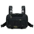 thumbnail image 3 of Men,s Chest Rig Vest Outdoor Harness Bag Hiking Pouch Bag Crossbody T4P5 Z, 3 of 8