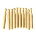 thumbnail image 1 of 10 Unids Pueblo de Madera Peg Muñecas Ropa Pin Inacabado Arte de DIY MABOTO Marioneta, 1 of 5
