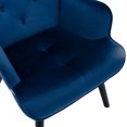 thumbnail image 2 of Luccalily Velvet Accent Sofa Chair, Modern Reading Chair Offer Armrest,Comfortable Backrest,Leisure Chair with Solid Wood Legs for Living Room Bedroom, 2 of 11