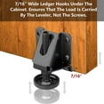 thumbnail image 2 of Heavy Duty Leveling Feet Furniture Levelers Adjustable Table Leg Leveler Workbench Leveling Feet for Furniture,Table, 2 of 7