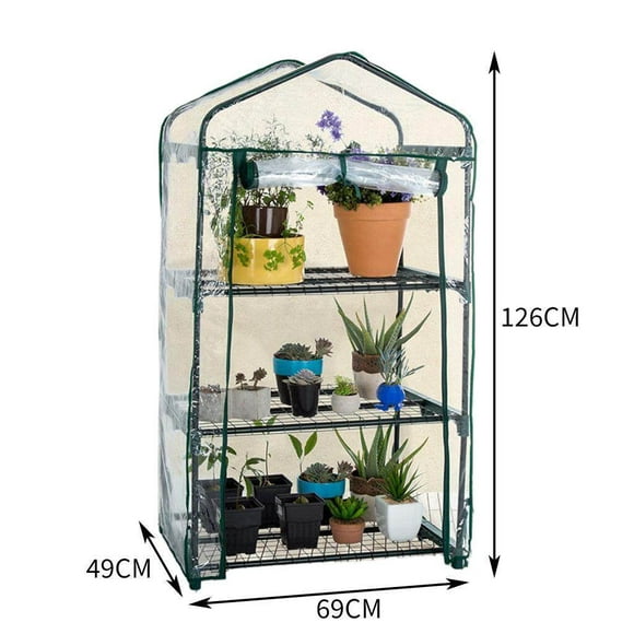 Mini Greenhouse Transparent Waterproof Plastic greenhouse garden plants Greenhouse portable Greenhouse Gardening for
