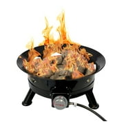 Flame King Smokeless Propane Fire Pit, 24-inch Portable Firebowl 58K BTU with Self Igniter