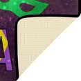 thumbnail image 3 of GZHJMY Mardi Gras Door mat Non Slip Floor Door Rug, Soft Floor Mat for Kitchen Garden Bedroom Indoor Outdoor Entrance Home Holiday Decoration 23.6" x15.7", 3 of 7