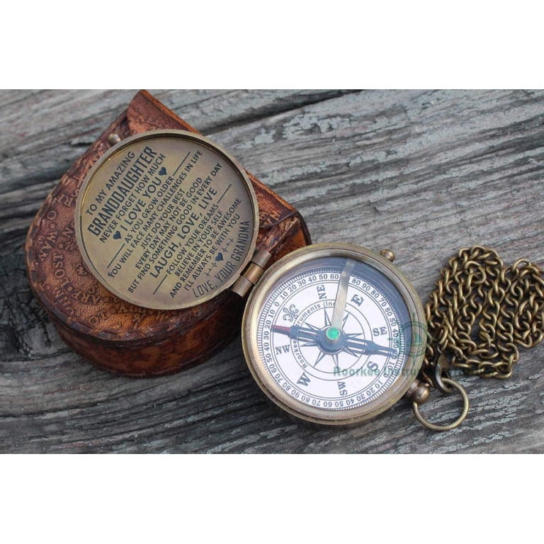 RII Pocket Brass Copass, Nautical Navy Copass For Caping, Travelling