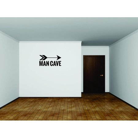 Do It Yourself Wall Decal Sticker Man Cave Text Lettering Quote Home Decor 14×28