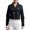 Black, variant on Women's Long Sleeve Fashion Business Casual Double Breasted Blazer Button Short Casual Suit Jacket Black Small