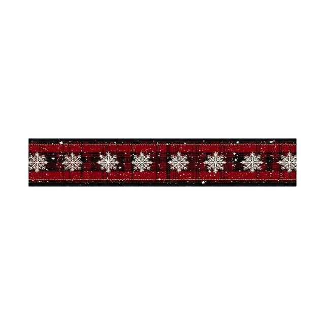 Coffee Tables for Living Room,72x13 Inch Christmas Tablecloth and Table Flag with Waterproof Design for Coffee Table Long Decor Supplies