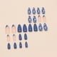 thumbnail image 5 of Uñas postizas con forma de flor, 24 unidades, puntas de uñas desmontables, parche para uñas, 5 of 6