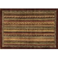 thumbnail image 1 of Ahgly Company Indoor Rectangle Abstract Brown Modern Area Rugs, 7' x 10', 1 of 4