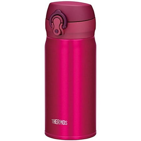 

Thermos water bottle Vacuum insulation mobile mug [One-touch open type] 350ml Strawberry Red JNL-352 SBR