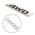 thumbnail image 2 of Metal Glossy 4WD Car Fender Trunk Tailgate Badge Decals Sticker 4WD 4X4 SUV, 2 of 11