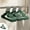 Green, variant on Metal Clothes Racks 10-Pack Non-Slip Drying Racks Multifunctional Hangers for Clothes Space-Saving Hooks
