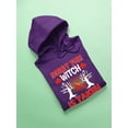 thumbnail image 3 of Sorry, This Witch Is Taken Hoodie Women -Image by Shutterstock, Female XX-Large, 3 of 4