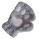thumbnail image 4 of Sonducket Gato felpa garra guante novedad Halloween toalla medio cubierto mujeres mitones guantes sin dedos guantes y mitones gris Sonducket PS13236-03, 4 of 6