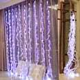 thumbnail image 5 of DYstyle 200-300 LED DIY Feather Window Curtain String Light,USB Power Copper Fairy Lights for Wedding Party Home Bedroom Indoor Outdoor Decorations, 5 of 5