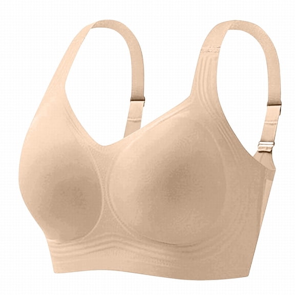 MEICHEN Jelly Bras for Women Padded Wireless Bralettes with Support and Sexy Comfy Everyday Bra Summer Fall Essentials Fashion Clothes