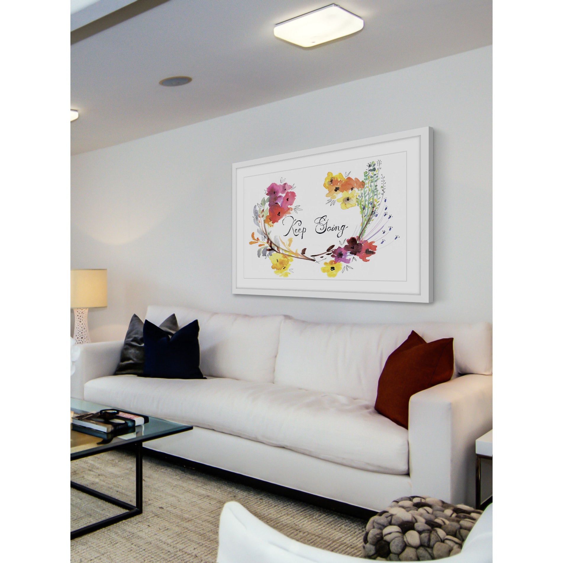 Marmont Hill "Keep Going" by Christine Lindstrom Framed Painting Print