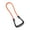 A, variant on Outdoor Bag Zippers Puller Polyester Zippers Head Slider Colorful Detachable Zippers Pull Sewing Accessories