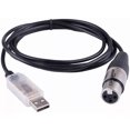 thumbnail image 1 of FTDI USB to RS485 XLR Interface Cable for DMX512 Stage Lighting Control - Compatible with Freestyler, DJ Systems, Windows (XP/7/8/10/Vista/Server), Android, Mac OS, Linux - Includes DMX Control Line, 1 of 6