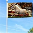 thumbnail image 3 of Cayyon Horse Grommet Flag Patriot Flag 3x5Feet Banner with 2 Brass Grommets, 3 of 4