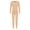 B Nude, variant on TiaoBug Kids Girls Gymnastics Bottoming Suit Long Sleeve Fleece-Lined Dance Tops with Leggings Set A Nude 3-6