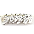 thumbnail image 4 of Colgantes de corazón MADE WITH LOVE Hugo 50 piezas plata, 4 of 6