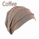 thumbnail image 2 of Women Cotton Elastic Beanie Soft Turban Bonnet Head Wrap Hedging Louver Chemo Hat, 2 of 5