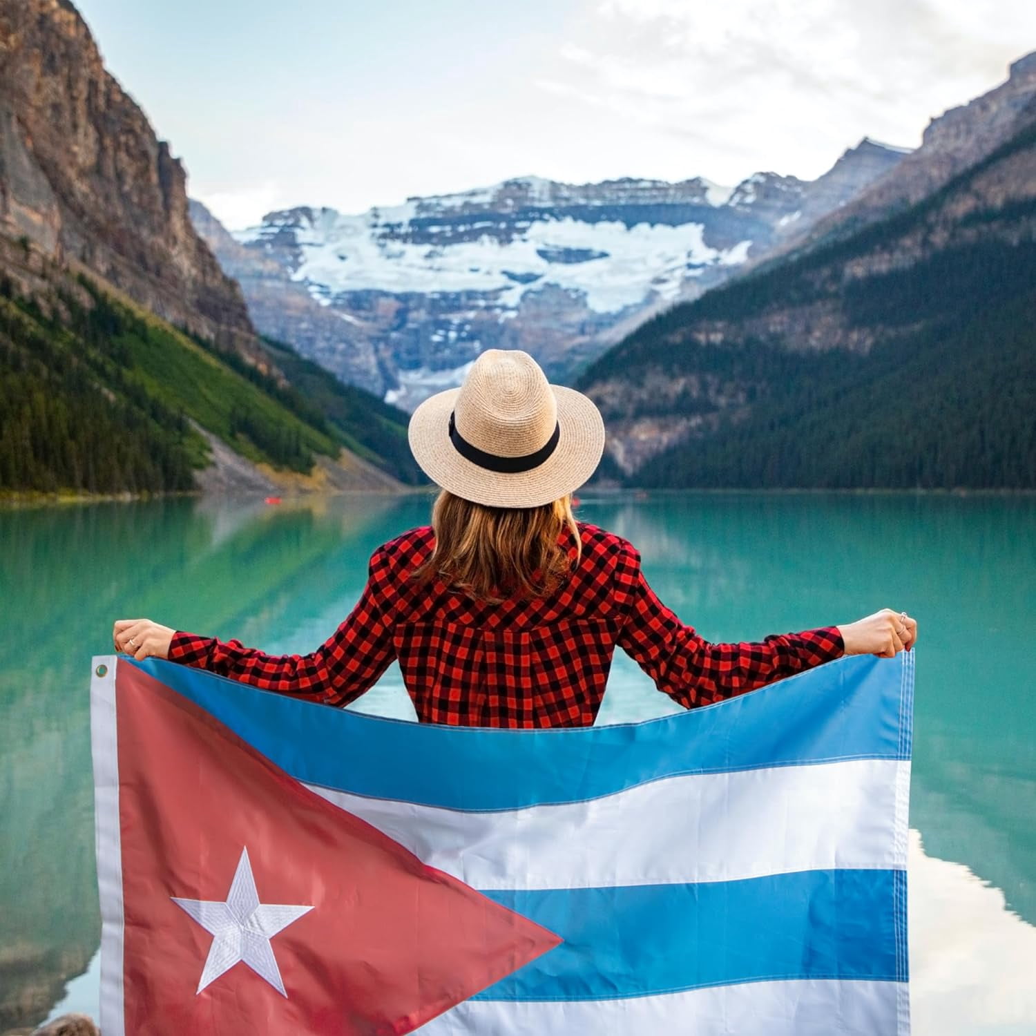 Anley EverStrong Series Embroidered Cuba Flag 3x5 Feet - Cuban National Flags