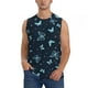 thumbnail image 1 of Balery Beautiful Butterflies Camisetas sin mangas para hombre, absorbe la humedad y protege contra el mal olor.-3X-Large, 1 of 7