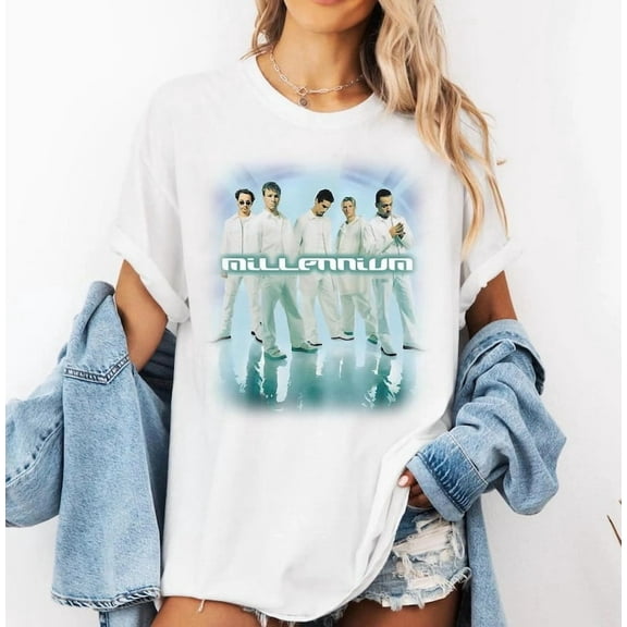 Backstreet Boys Millennium Old School 90s Shirt, BSB Concert 2025 Shirt, Backstreet Boy Band Tee, Music Y2k Vintage T-Shirt