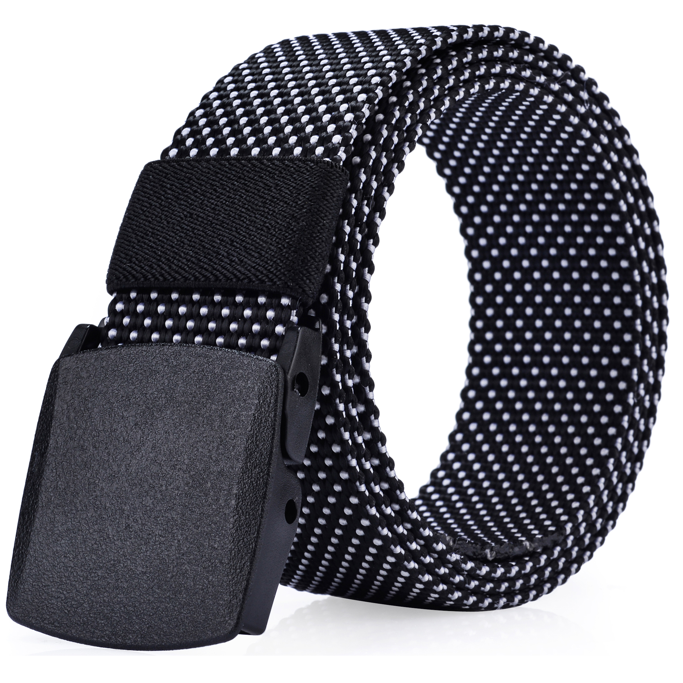 Ayli_AsYouLikeIt Men's Nylon bed Belt Dot Pattern No Metal Parts