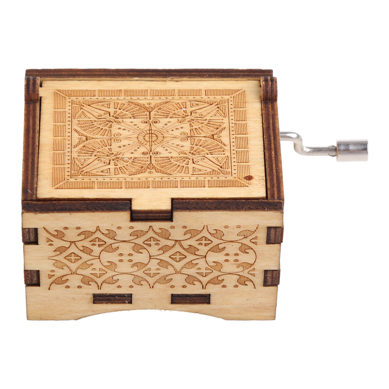 Pure Hand Music Box You Are My Sunshine Wood Music Box Hand Crank Music