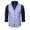Light Blue, variant on Men Business Social Checkered Suit Vest Loose Homme Wedding Ball Party Waistcoat