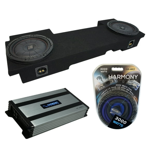 02-13 Cadillac Escalade Underseat Kicker CompVT CVT10 Dual 10 Sub Box HA-A800.1